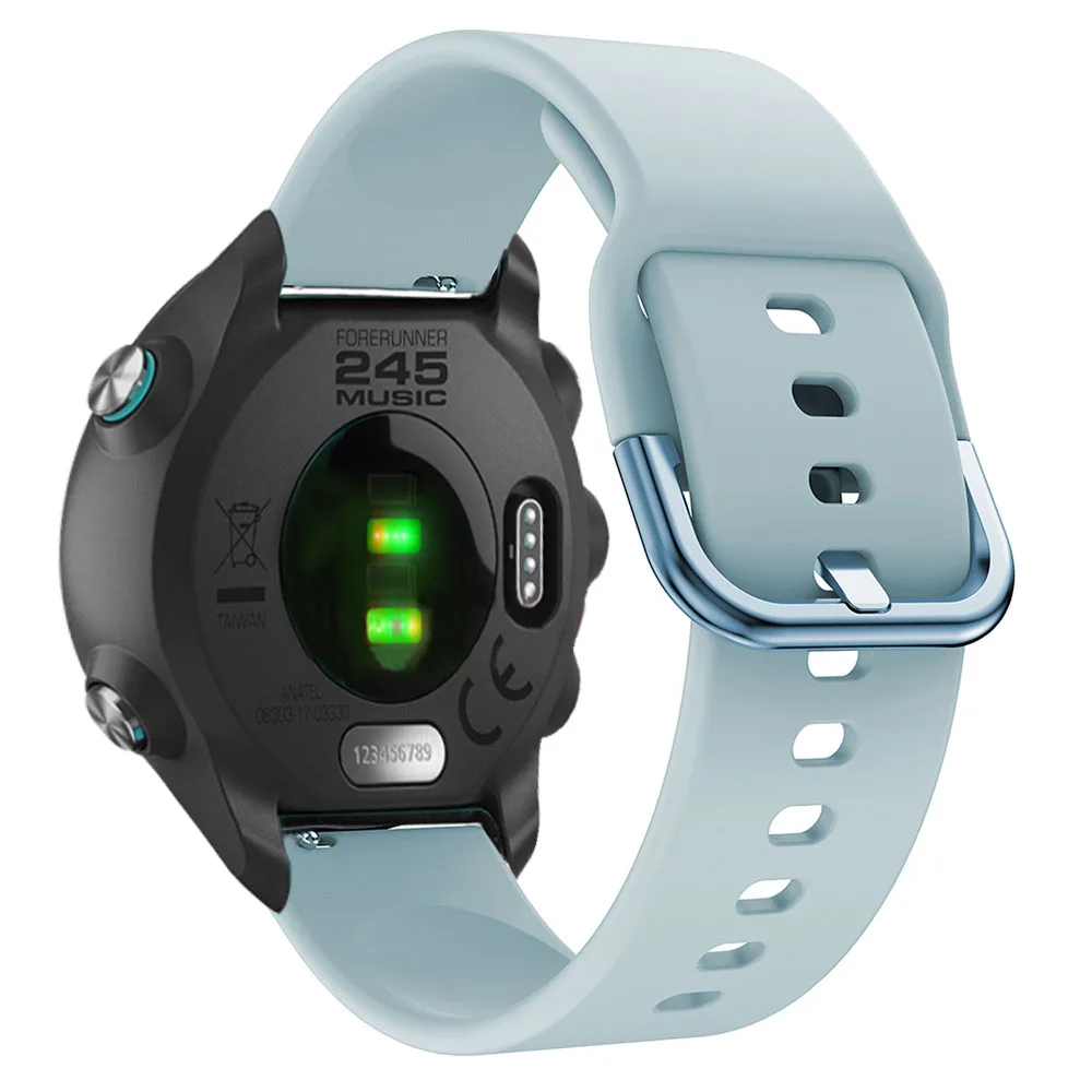 Silicone Original Sport Watchband For Garmin Forerunner 245 / 645 245M Galaxy watch 42mm smartwatch Strap Replacement Belt | Наручные