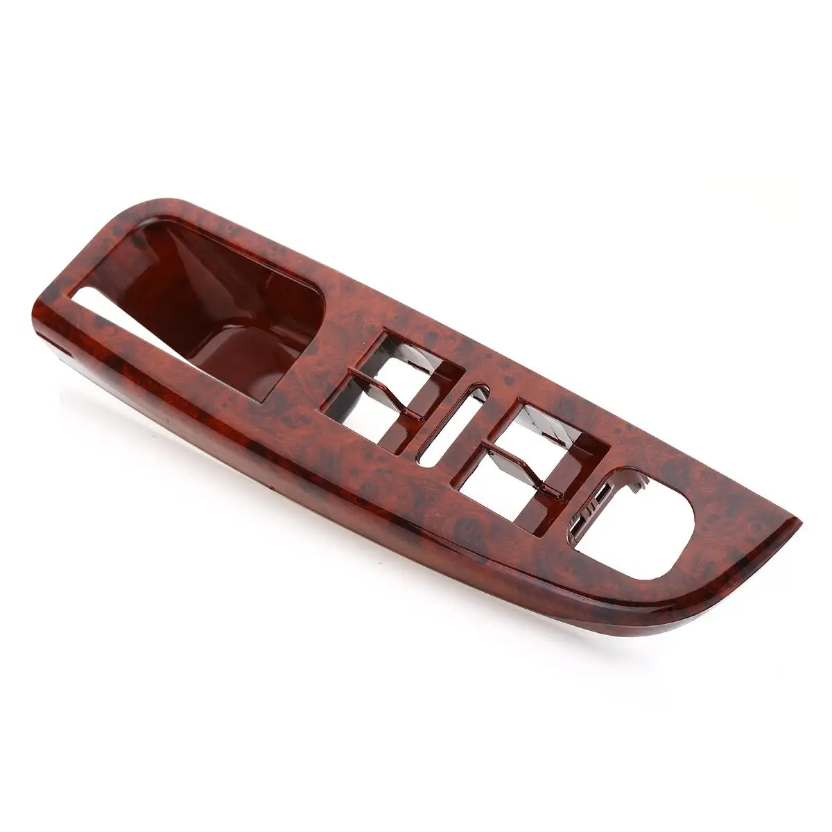 Mahogany 1K4868049C слева автомобильный оконный переключатель углеродного волокна рамка декоративный кожух для VW Jetta MK5 2005-2009 автомобильные аксессуары - Цвет: Mahogany