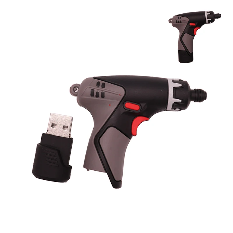 USB flash pendrive 64GB Electric drill pen drive 128GB memoria usb stick 4G 8GB 16GB 32GB creative gift cle | Компьютеры и офис