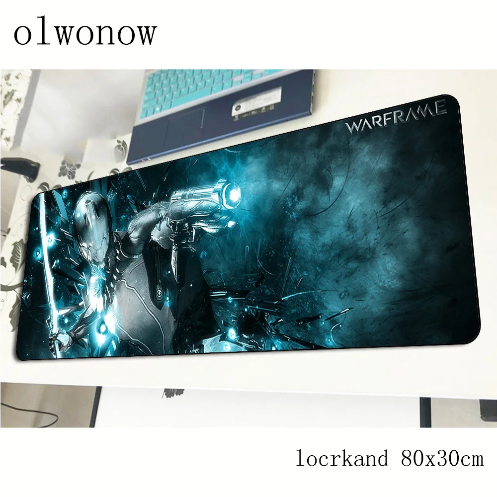 Коврик для мыши warframe 80x30 см игровой коврик в стиле аниме большой подарок мальчика