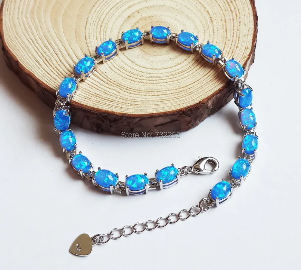 Модные браслеты 7 5 дюймов с белым огненным опалом для женщин|bracelet diy|jewelry channelbracelet