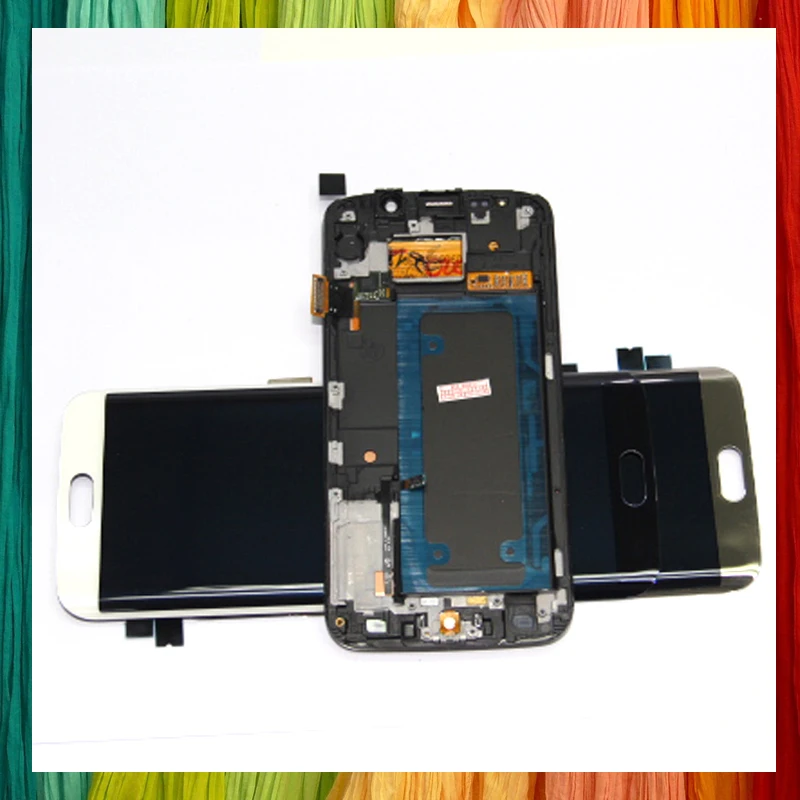 Супер качество для Samsung Galaxy S6 Edge G925F G925A G925P ЖК-экран с сенсорным дигитайзером