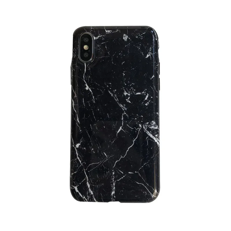 LUDI винтажный мраморный узор телефон чехол для iPhone 7 Чехлы X 6 6s 8 Plus Мягкий
