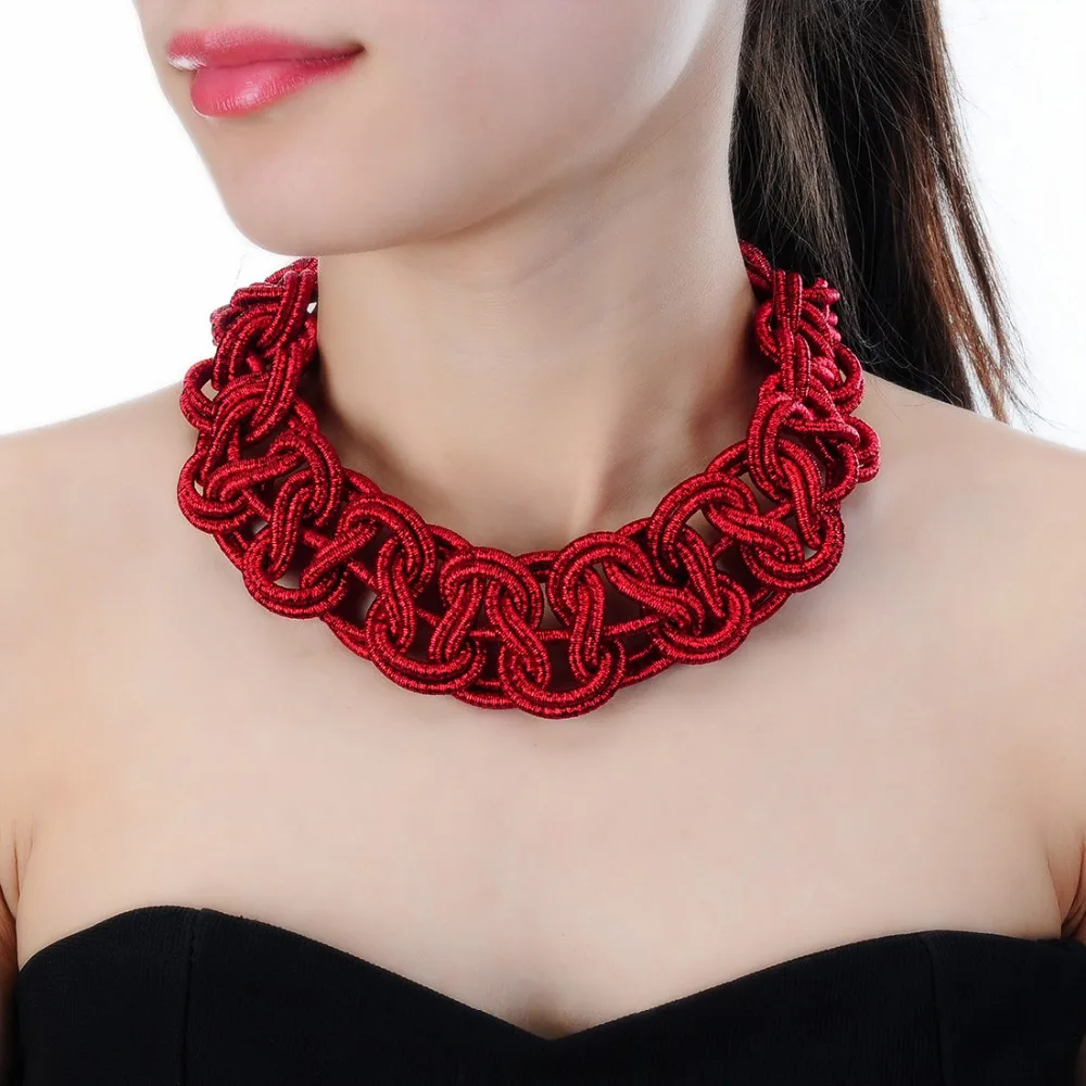 Женское длинное ожерелье ручной работы с бусинами из смолы|fashion statement necklace|statement