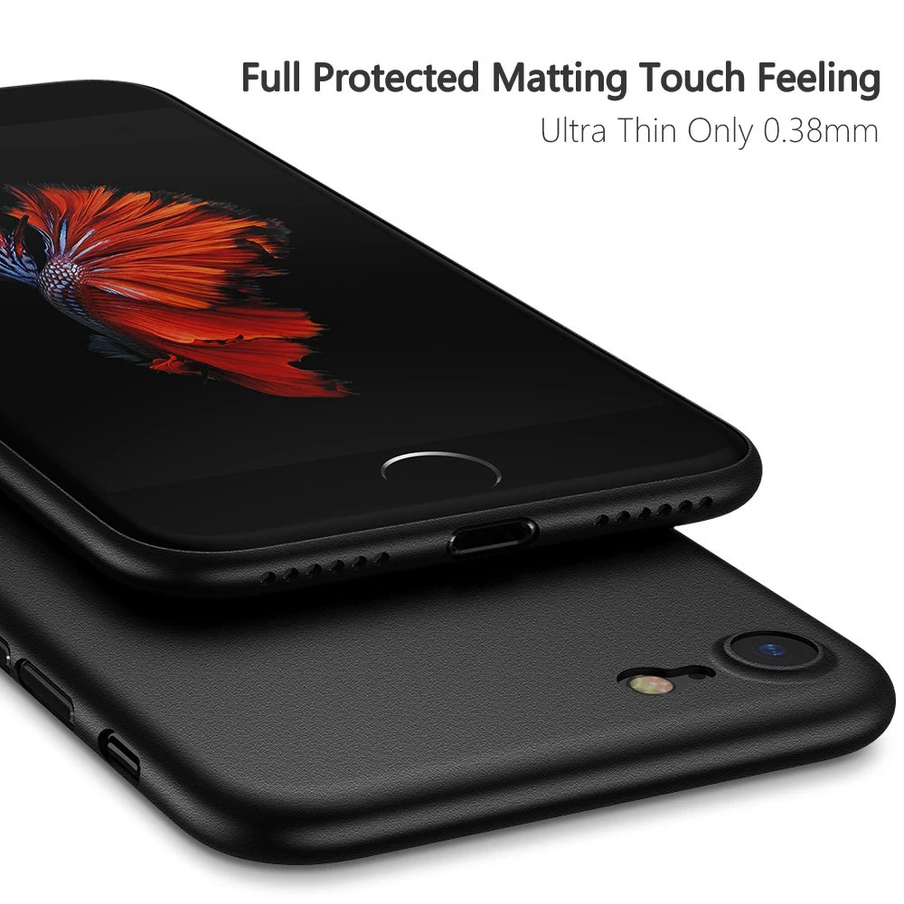 KISSCASE Ультратонкий чехол для iPhone X 8 7 6s 6 Plus Матовые чехлы телефона XR XS Max Case Cover Fundas