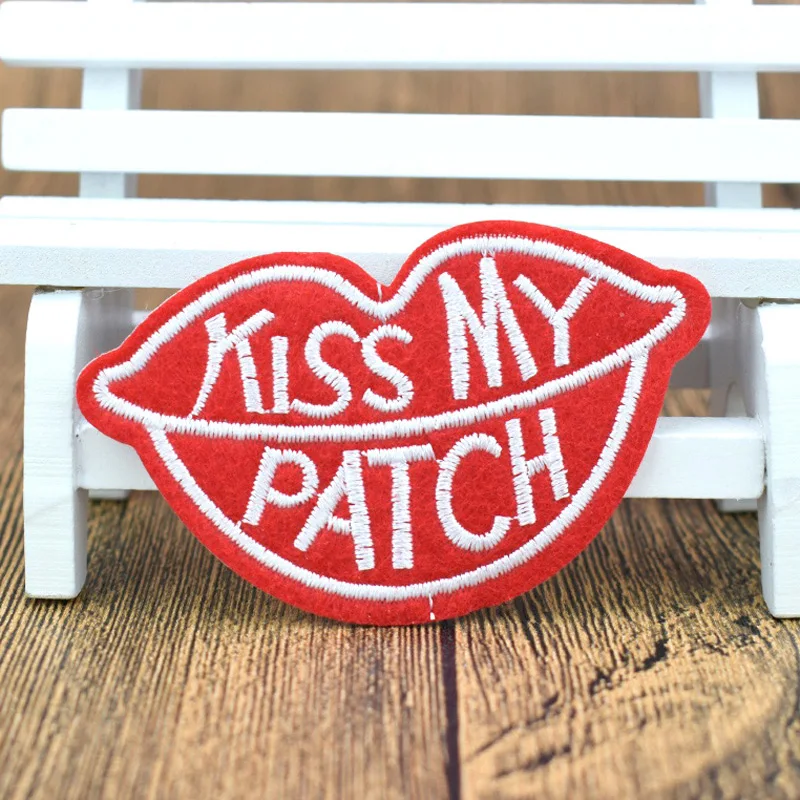 5 шт. нашивки для одежды с вышивкой поцелуй|fashion patches|patches fashionpatches for clothing iron |