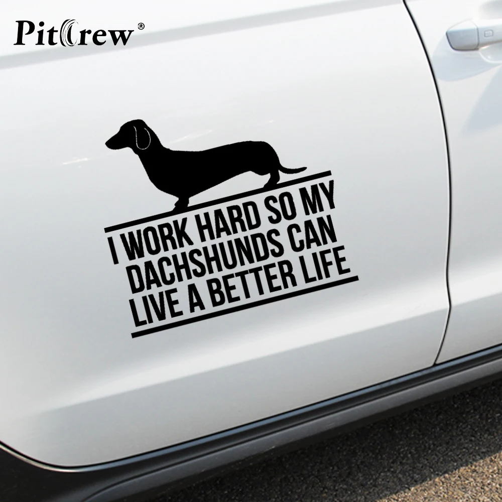 1 шт. Высокое качество 14*12,72 см наклейки для стайлинга автомобилей работа для таксов виниловые наклейки на машину наклейка персональные водонепроницаемые аксессуары