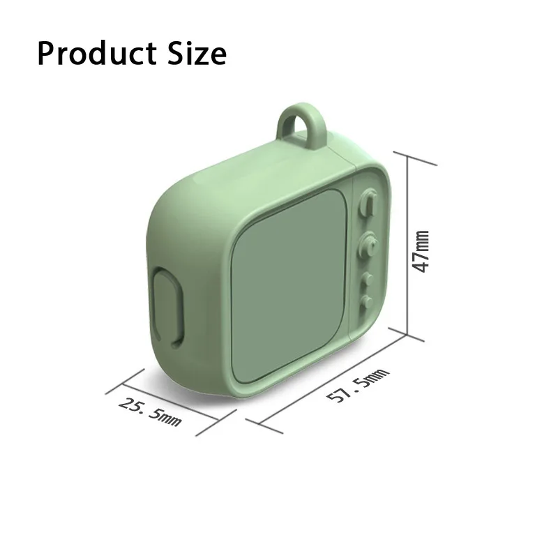 Ретро tv box силиконовый чехол для наушников для airpod чехол милый чехол для airpods силиконовый брелок для наушников защита от пыли