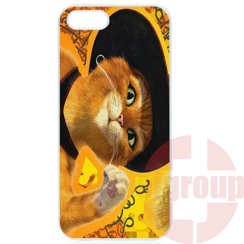 Для apple iphone 4 4S 5 5C SE 6 S 7 s plus 4.7 5.5 Ipod Touch Чехлы Капа Шрек Кот Ботинки |