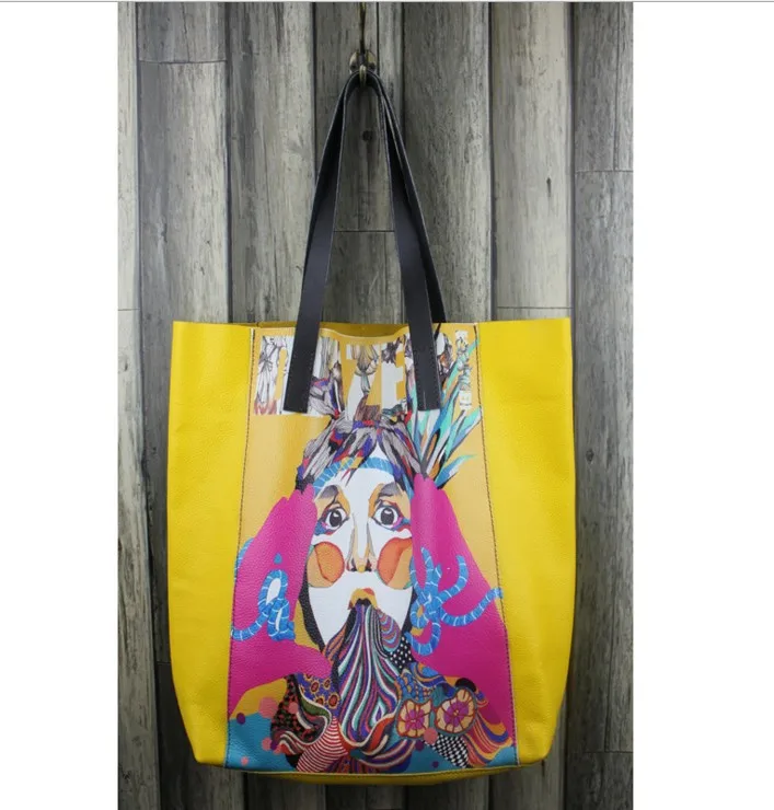 Женская сумка тоут Flug Katze дизайнерская из натуральной кожи 2019|brand shopping bag|designer