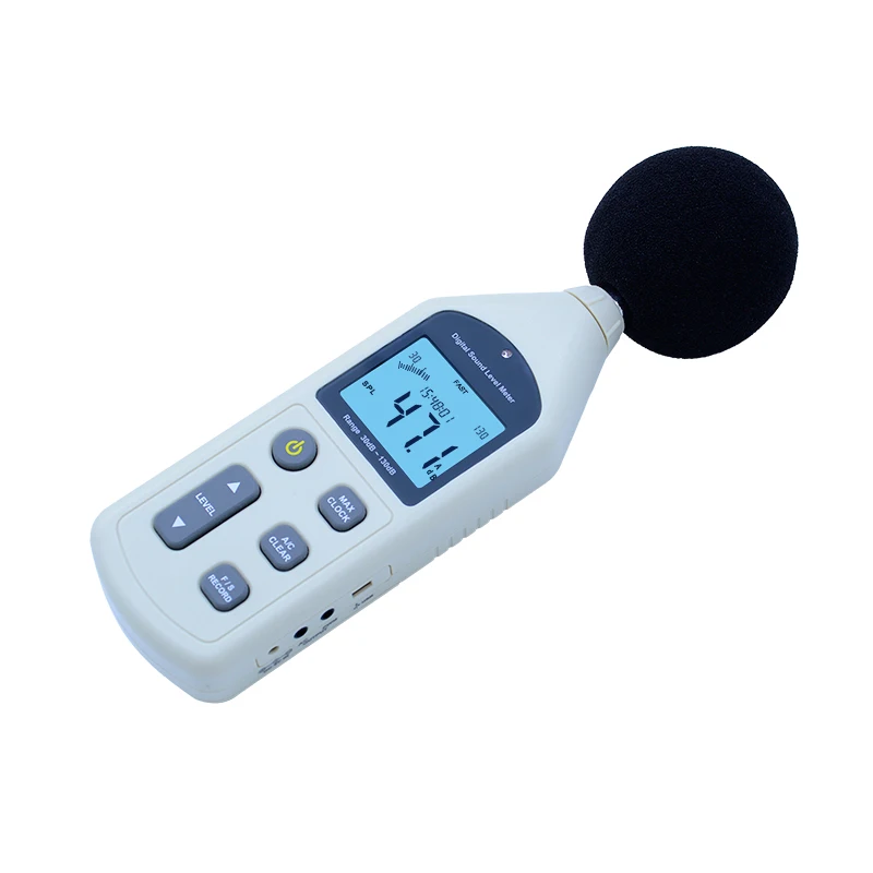 GM1356 измеритель уровня звука с USB цифровой тестер шума ЖК-экран Аудио Vioce опишите