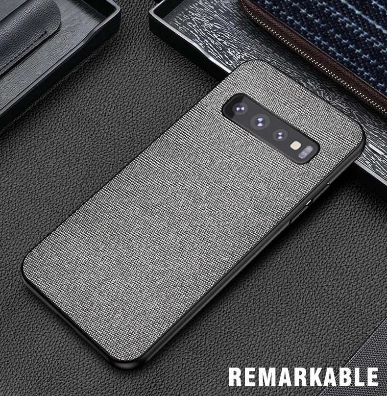 Для samsung Galaxy S10 Plus S10E чехол, ткань, силикон, ТПУ, бампер, Жесткий ПК, задняя крышка для S10 Plus Note 10 plus Note10