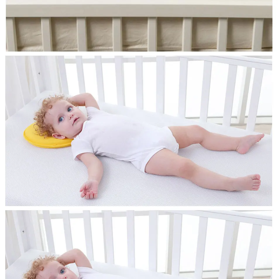 Newborn Sleeping Styling Pillow Heart Shape Baby Head Protection Soft Pillow Care Plastic Shape Pillow Memory Mat Pillow