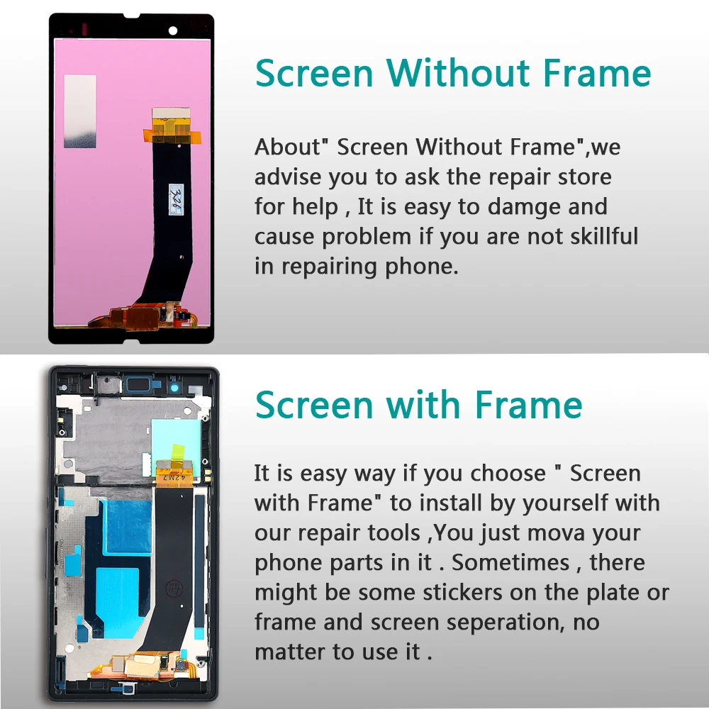Sony Xperia Z (Сони Иксперия З) L36h C6601 C6606 C6603 C6602 C660x 5 0 дюймов ЖК-дисплей Дисплей
