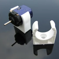 3pcs 20mm white plastic motor base mounting bracket holder seat for 130131140180 dc motor diy model part and toy accessories