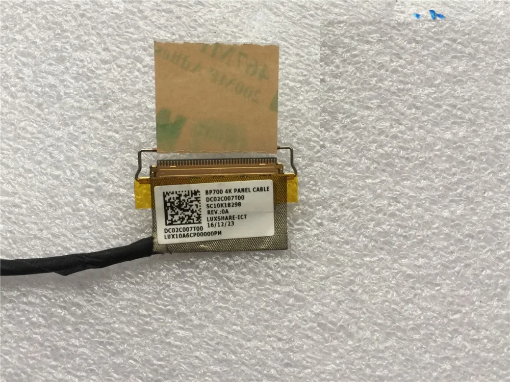 Оригинальный Новый 4K N touch LCD кабель для ThinkPad P70 P71 P72 BP700 DC02C007T00 00NY376 00NY377 01HY731 01HY732