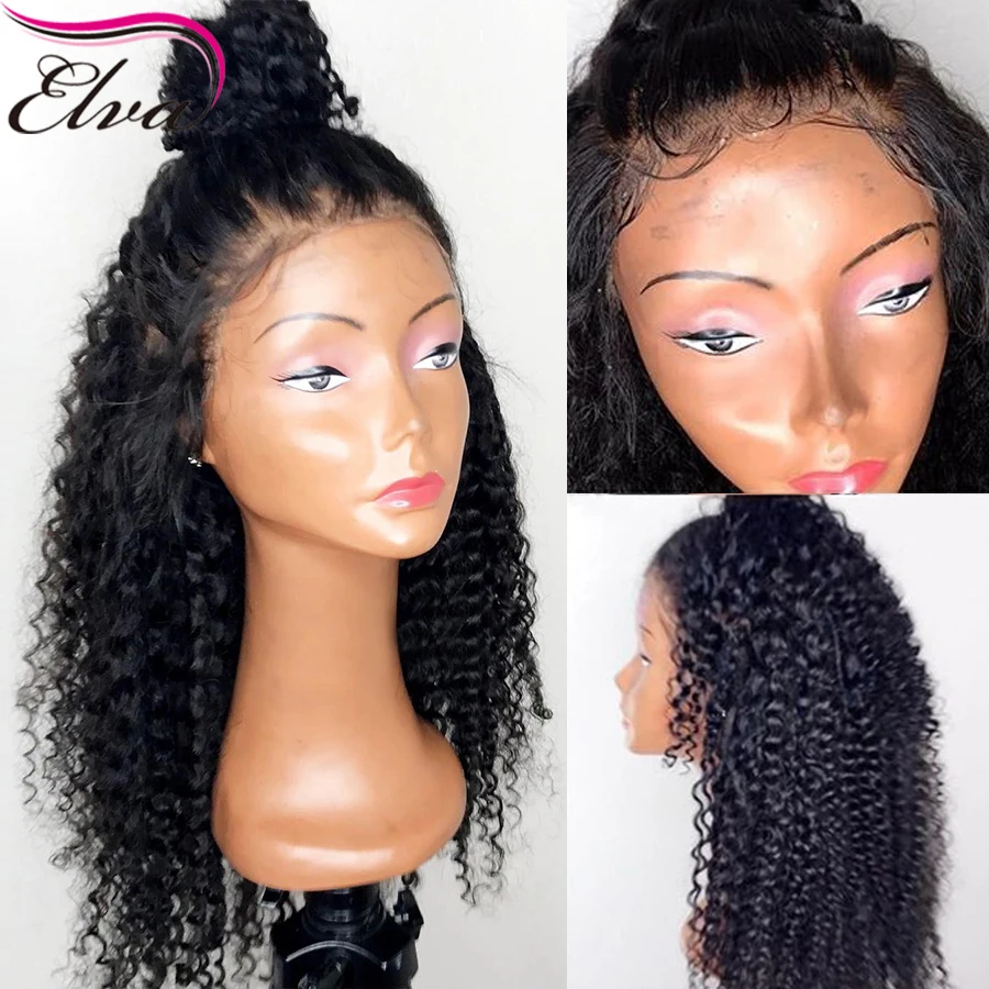 180% плотность 360 кружева фронтальной парик с волосы младенца бразильские