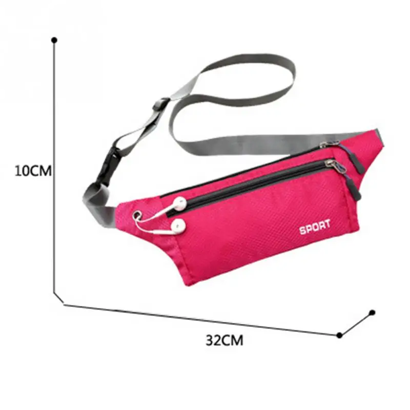Женская Мужская поясная сумка на молнии 3 слоя унисекс грудь пояс для