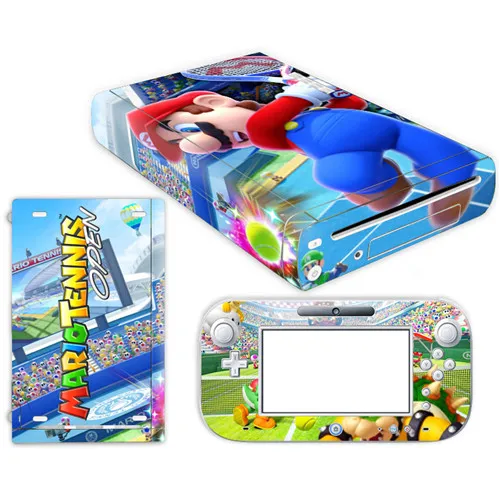 YS-WIIU-0037 Супер Марио кожи наклейка для nintendo wii u консоль крышка с пультами контроллер скины для геймпад для nintendo wii u стикер - Цвет: YS-WIIU-0037