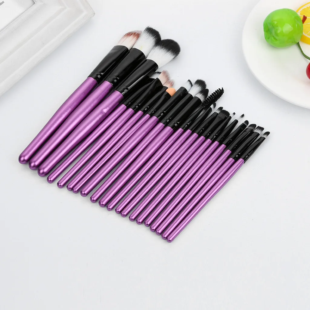 MEW 20 шт. деревянная ручка набор кистей для макияжа инструменты Парфюмерия