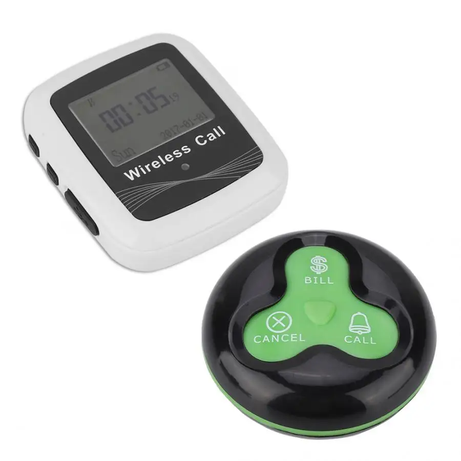 100% brand new Wireless Mobile Wrist Receiver + 10 Transmitter Pagers 100-240V | Компьютеры и офис