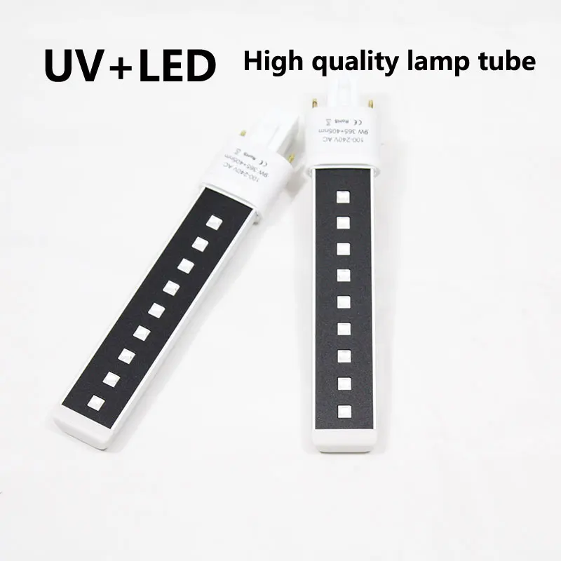 

9W LED Bulb Nail Art Replacement Light Lamp for 3D UV Professional Curing Dryer also use for 3D print UV light dryer