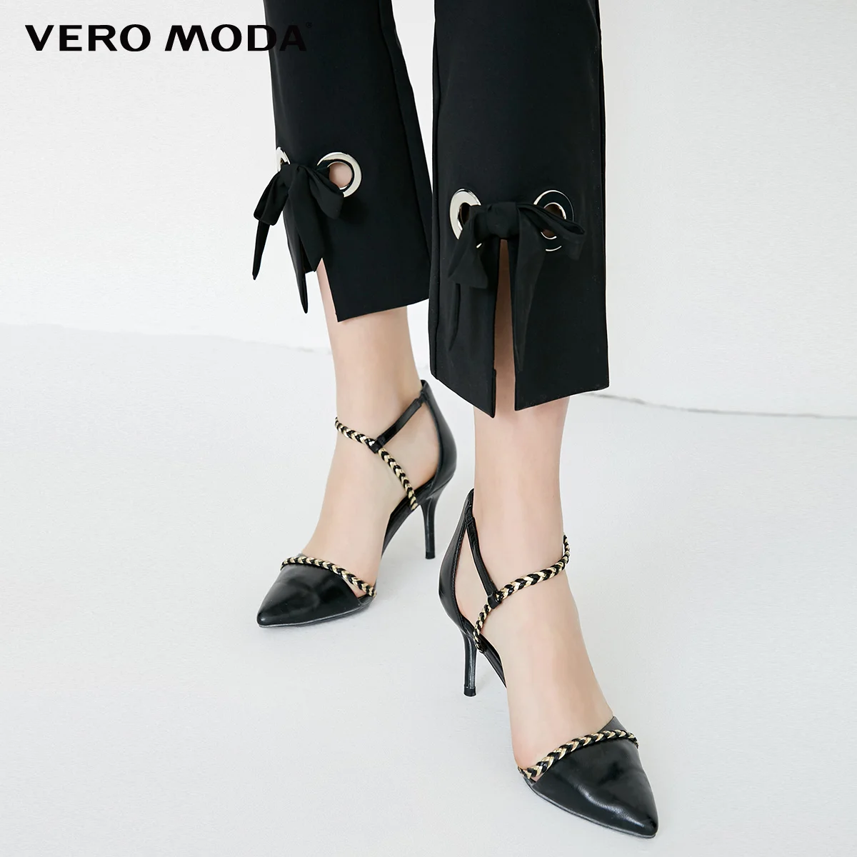 Vero Moda брендовые новые Коммутирующие простые эластичные однотонные тонкие версии