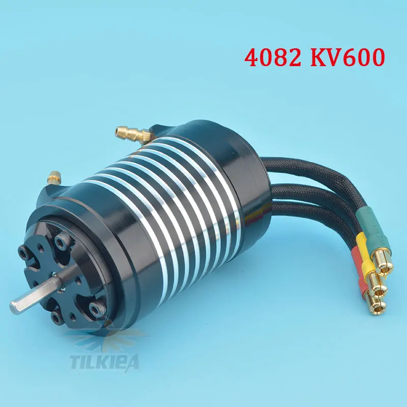 600KV With Jacket Высокоскоростной/Мощный SSS 4082 бесщеточный мотор 600KV 1600KV 2000KV 2200KV 2600KV мотор 4 полюса для RC морской лодки Cat/O лодки - Цвет: 600KV With Jacket