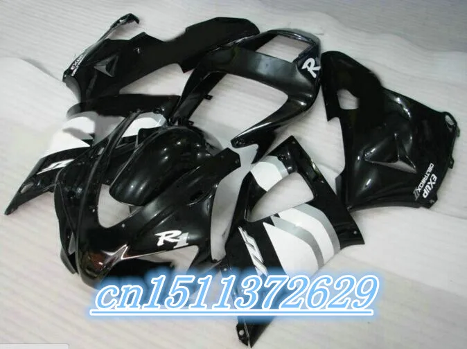 

Dor-high quality fairings kit for 1998 1999 YZFR1 YZF R1 98 99 1998 1999 black white fairing kits D