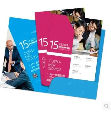 

100% Satisfaction Guaranteed Cut shape Presentation Folders with pocket