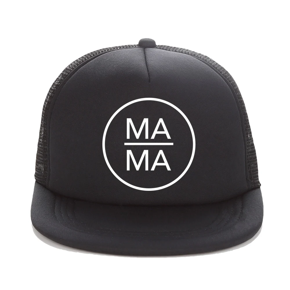 07 MAMA Black Flat DongKing/Модная бейсболка с принтом «Мама и папа», семейный подарок для пары, крутая бейсболка, бейсболка s Meth, кепка для мужчин и женщин - Цвет: 07 MAMA Black Flat