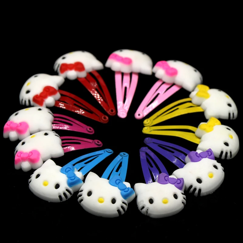 12 шт., hello kitty, эластичные резинки для волос, заколки для волос, для девочек, конский хвост, резинки, милые резинки для волос, резинки, резинки, аксессуары для волос