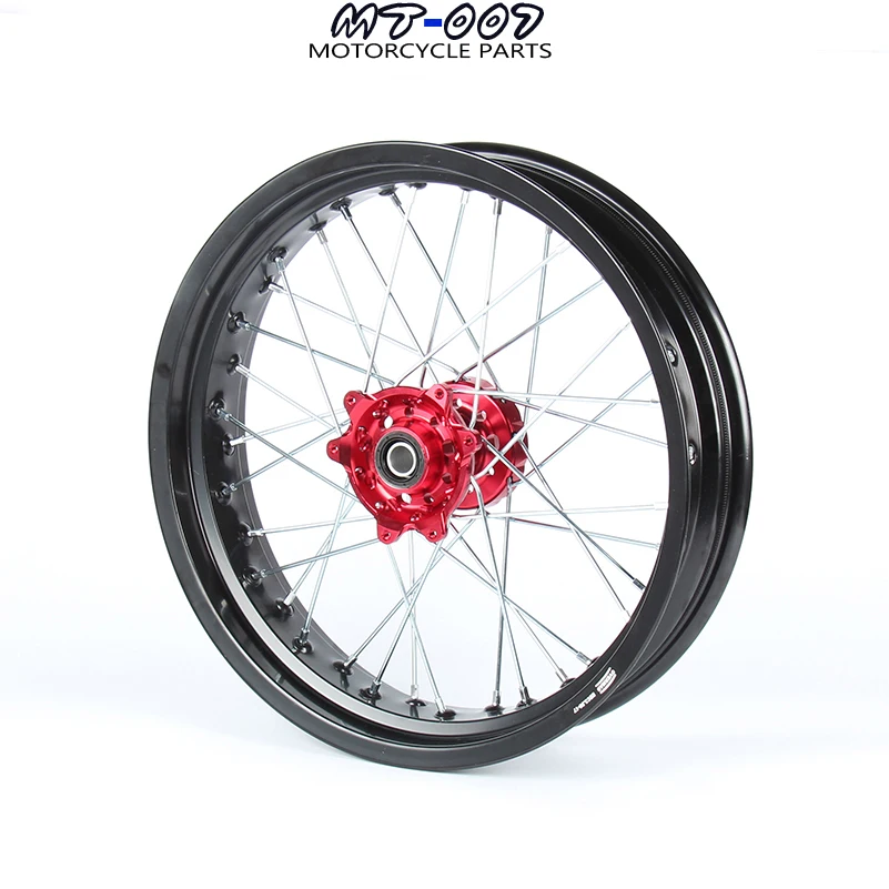 Комплект Колесных ободов SUPERMOTO 3 5/5 0*17 &quotдля HONDA CRF250R 2004 2013 CRF450R 2002 2012 2011 2010 2009 2008 2007
