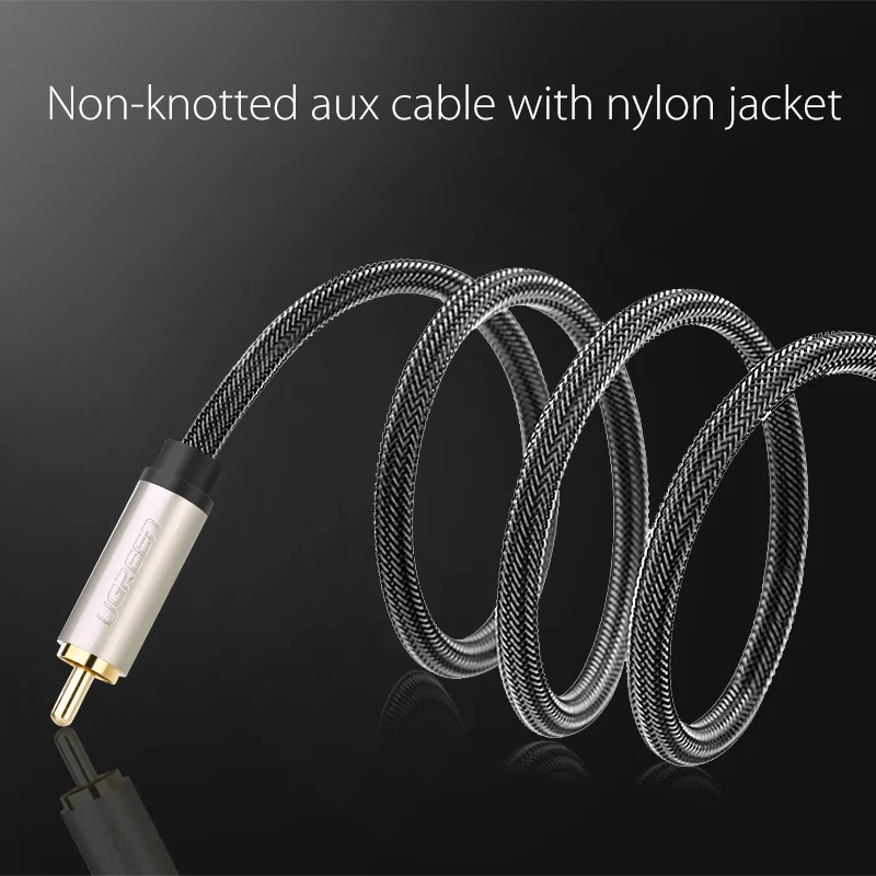 Ugreen RCA до 3 5 разъем Aux кабель стерео цифровой коаксиальный аудио Rca применяется