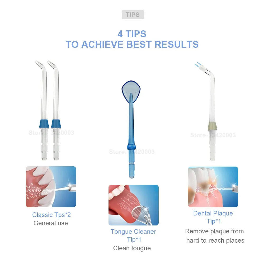 Waterpulse V400 Портативный Беспроводная Вода Flosser Ирригатор для полости рта Электрический орошения Ирригатор для полости рта с Jet советы зубные Flosser ирригатор полости рта капельный полив