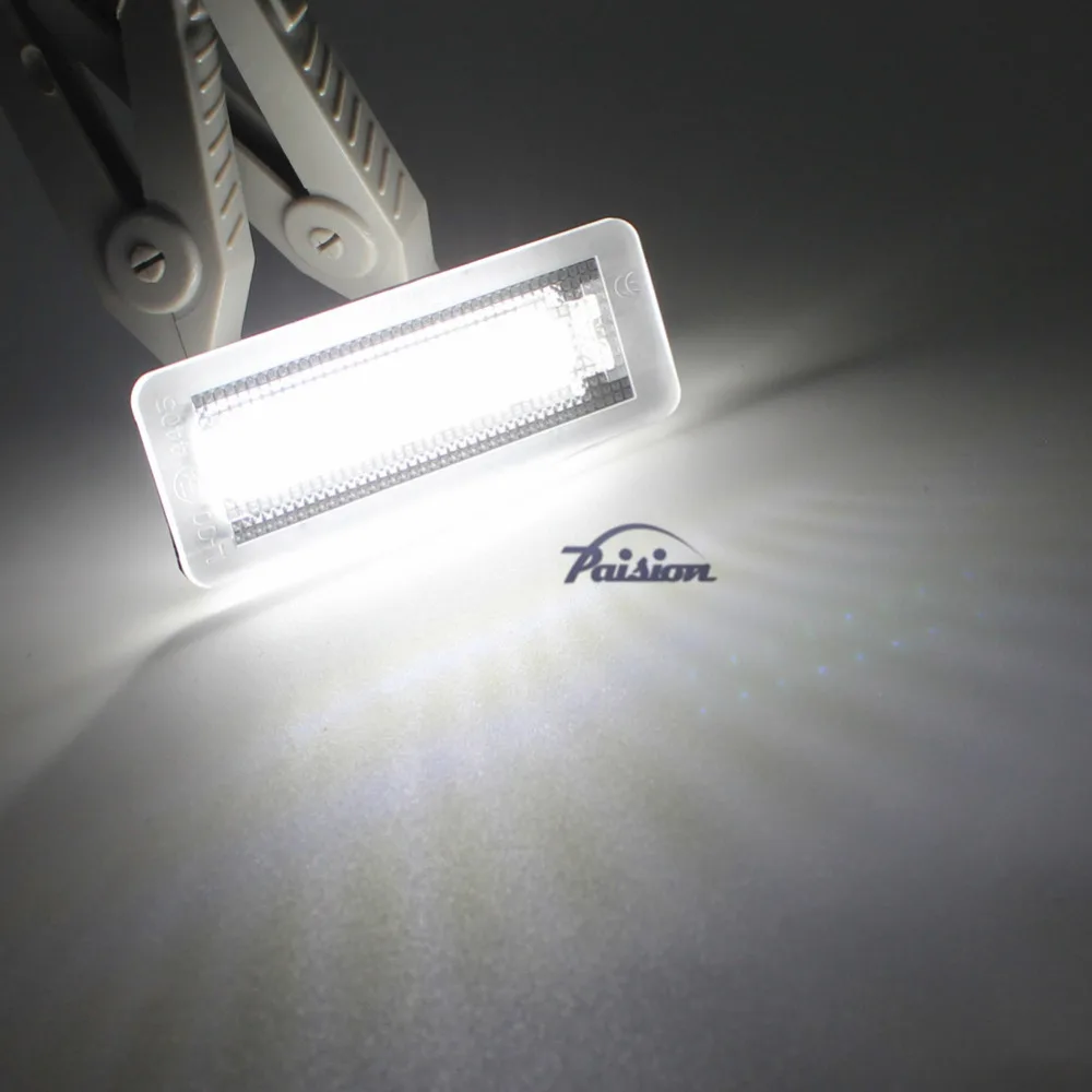 2 шт. 18SMD светодиодный номерной знак без ошибок для Benz Smart Fortwo Coupe 450|benz plate|error freesmart