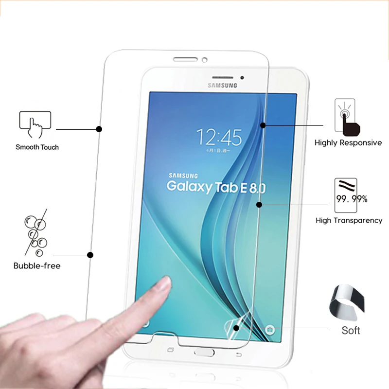 Новые глянцевые пленки высокой четкости для Samsung Galaxy Tab E 8 0 SM-T3777 дюйма защита от