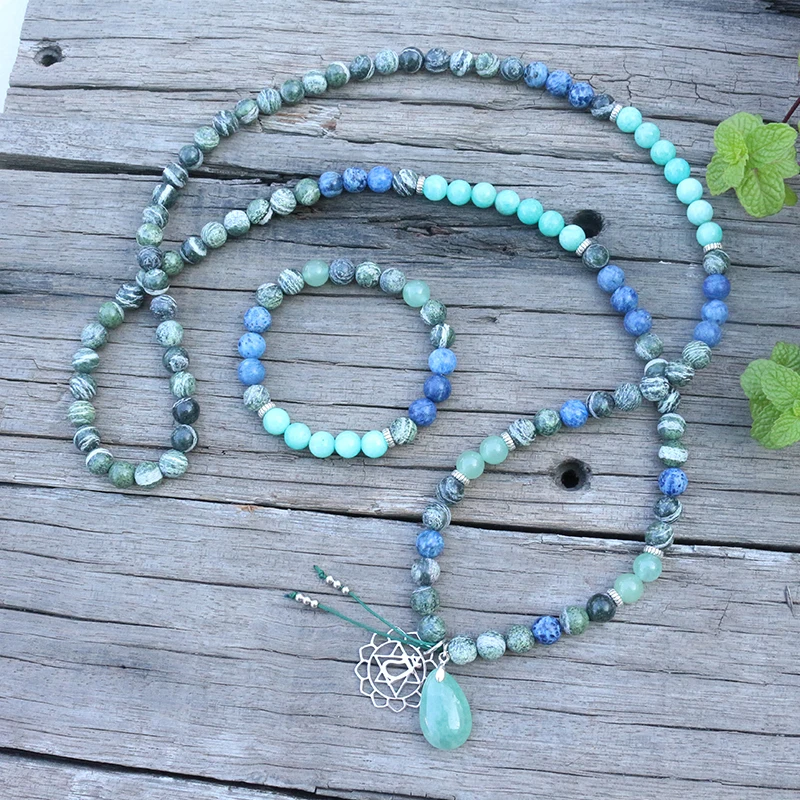 8 мм бусы из натурального камня авантюрин зеленого цвета с рисунком Зебра или