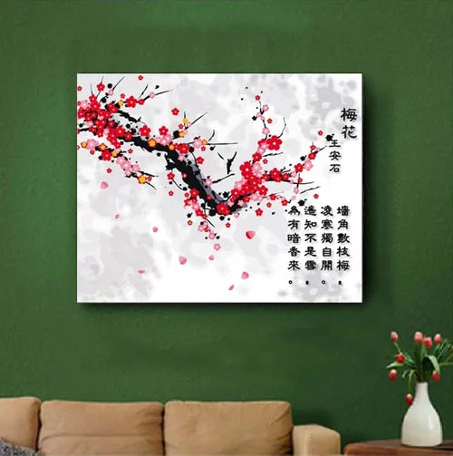 Специальное предложение Подлинная DIY Цифровая живопись пейзаж ручная роспись