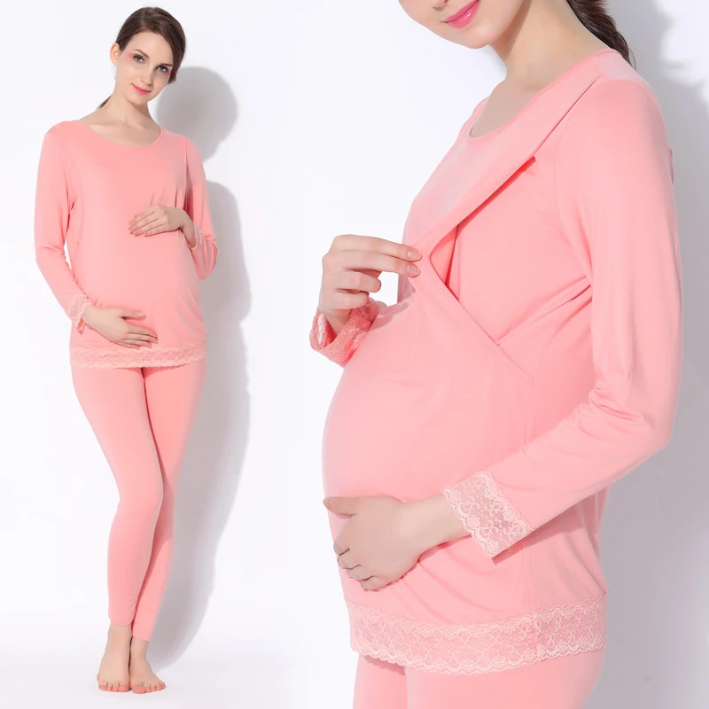 2 шт./компл. пижама для грудного вскармливания ночное белье кормления грудью