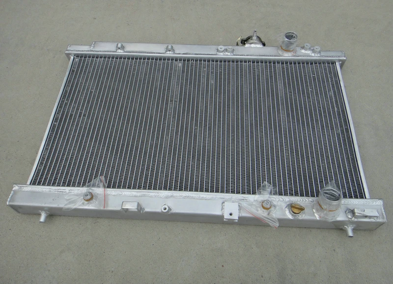40mm 2 Row Aluminum Radiator FOR Honda Integra Acura DC2 B18 LS/GS/GS-R/Type-R 1994-2001 1.8L I4 AT/MT 95 96 97 98 99 00 | Автомобили и