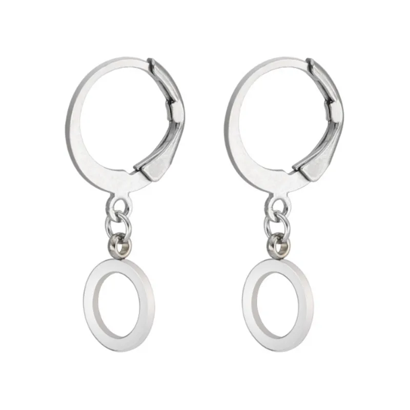 

2019 Punk Gold Silver Color Stud Earrings For Women Men Stainless Steel Titanium Cool Ear Clip Fashion Jewelry wholesale