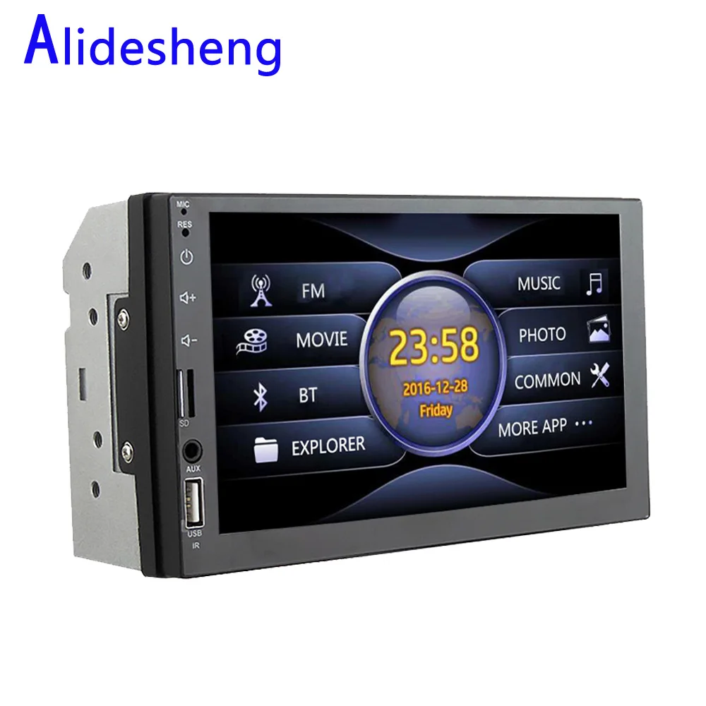 Автомобильный мультимедийный плеер 7 &quot2 DIN сенсорный экран HD MP5 Радио BT USB FM для
