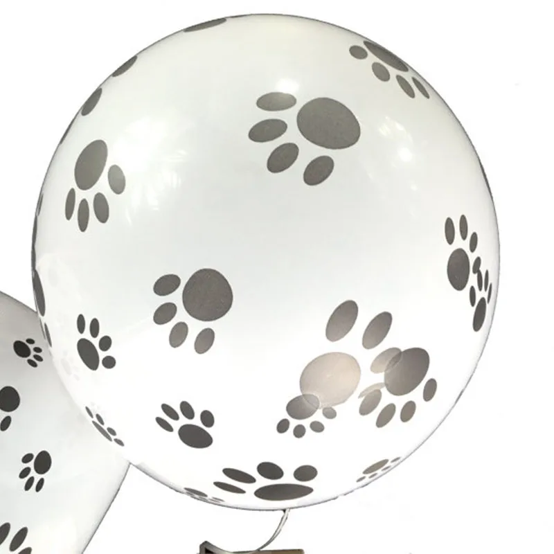 10pcs Dog Print Balloons Helium-Quality Animal Lover's Birthday Wedding party balloons | Дом и сад