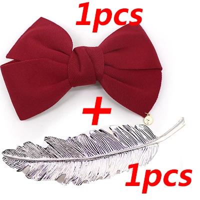 2PCS Style 14 Заколки для волос для девочек, женские заколки в форме листа для девочек, заколка для волос, заколка для волос, украшение для волос, аксессуары для волос для женщин - Цвет: 2PCS Style 14