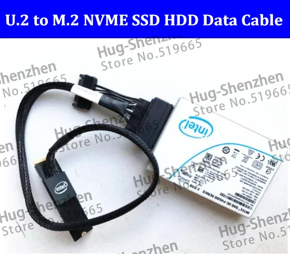 Высококачественный кабель преобразователя Intel M.2 в U.2 NVME SSD для жесткого диска 750