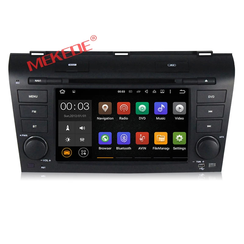 2G ram rom 16G 1024*600 четырехъядерный Android 7 1 подходит для Mazda 3 2004 2005 2006 2007 2008 | Автомагнитолы -32720465696