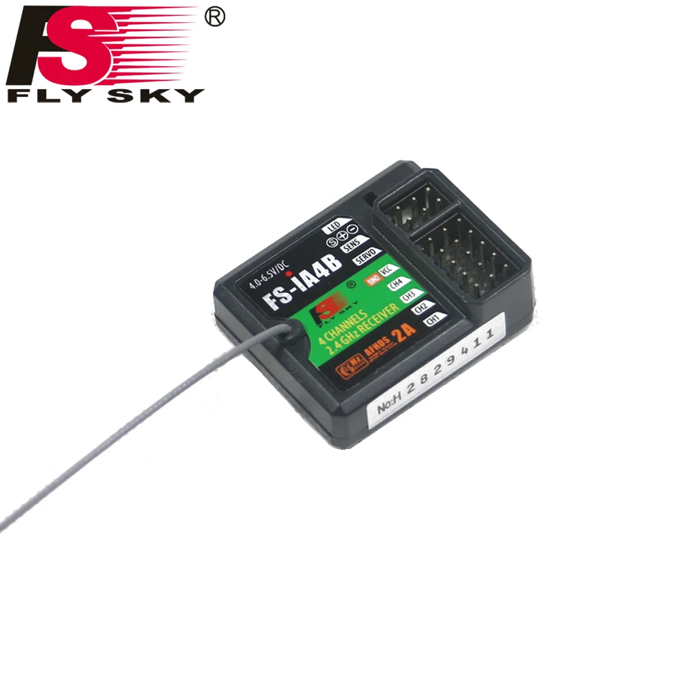 FS-IA4B 2 4G 4CH приемник Sup порт данных обратного рейса PPM выход iBus для FS i4 i6 i6S i10 iT4S GT2E GT2F