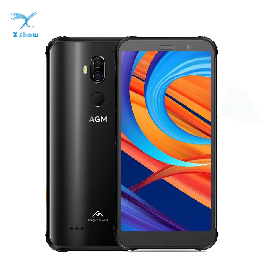 Смартфон AGM X3 6 + 64 гб IP68 Snapdragon 845 5 99 дюйма двойная тыловая камера 12 24 мп фронтальная