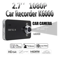 2015 new high quality 2 7 lcd k6000 car recorder wide angle auto black dvr original car camera car video recorder